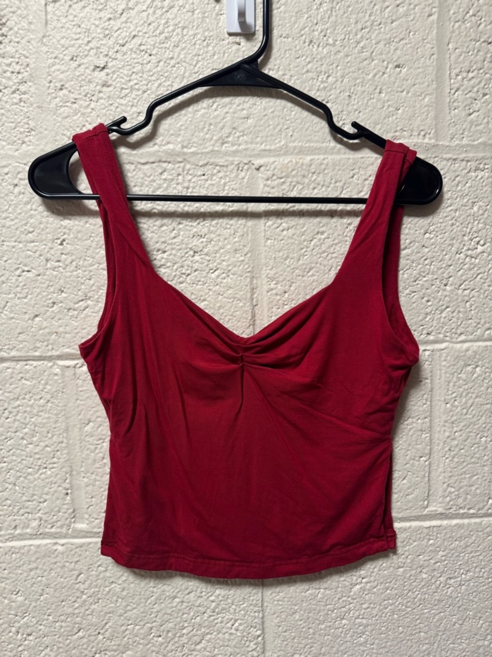 Women's Red Sleeveless Tank Top
